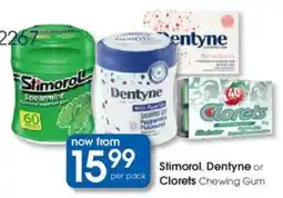 Clicks Stimorol, Dentyne or Clorets Chewing Gum offer