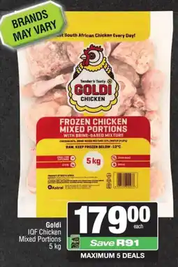 KwikSpar Goldi IQF Chicken Mixed Portions offer