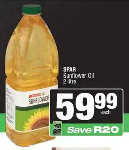 KwikSpar SPAR Sunflower Oil offer