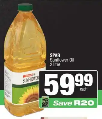 KwikSpar SPAR Sunflower Oil offer