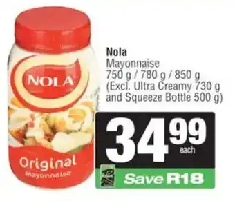 KwikSpar Nola Mayonnaise offer