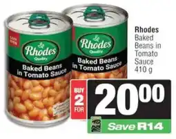 KwikSpar Rhodes Baked Beans in Tomato Sauce offer