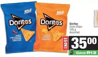 KwikSpar Doritos Corn Chips Assorted offer