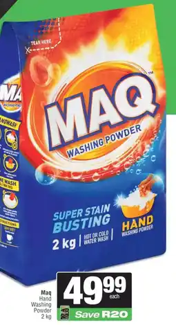 KwikSpar Maq Hand Washing Powder offer