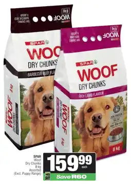 KwikSpar SPAR Woof Dry Chunks Assorted offer