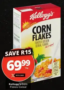 Checkers Kellogg's Corn Flakes Cereal offer