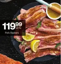 Checkers Pork Rashers offer