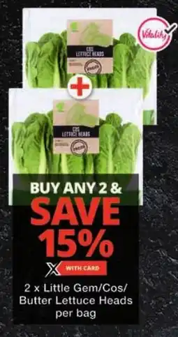 Checkers Little Gem/ Cos/ Butter Lettuce Heads offer