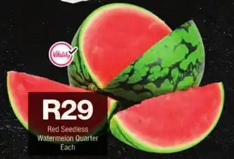 Checkers Red Seedless Watermelon Quarter offer