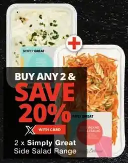 Checkers Simply Great Side Salad Range offer