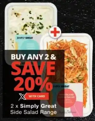 Checkers Simply Great Side Salad Range offer