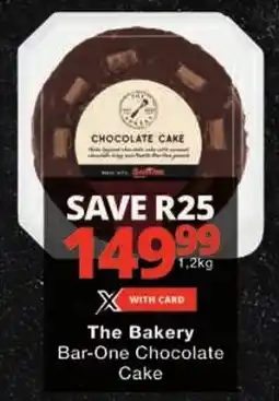 Checkers The Bakery Bar-One Chocolate Cake offer