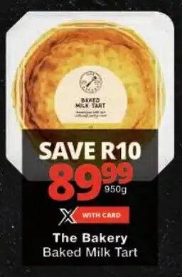 Checkers The Bakery Baked Milk Tart offer