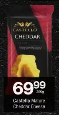 Checkers Castello Mature Cheddar Cheese offer