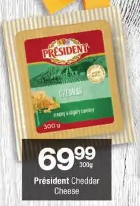 Checkers Président Cheddar Cheese offer