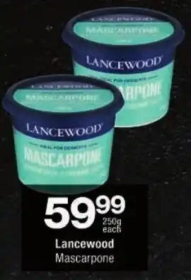 Checkers Lancewood Mascarpone offer