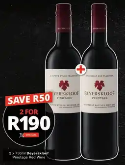 Checkers Beyerskloof Pinotage Red Wine offer