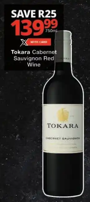 Checkers Tokara Cabernet Sauvignon Red Wine offer