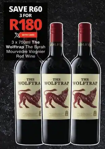 Checkers The Wolftrap The Syrah Mourvèdre Viognier Red Wine offer