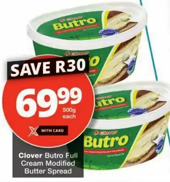 Clover Butro Full Cream Modified Butter Spread