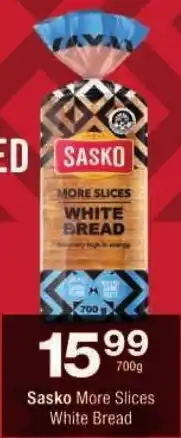 Checkers Sasko More Slices White Bread offer