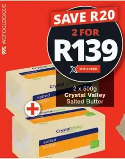 Checkers Crystal Valley Salted Butter offer
