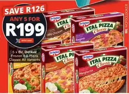 Checkers Dr. Oetker Frozen Ital Pizza Classic All Variants offer