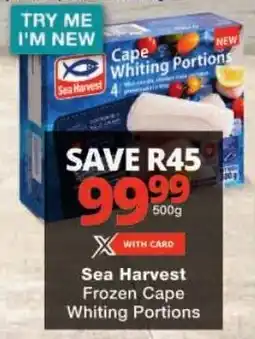 Checkers Sea Harvest Frozen Cape Whiting Portions offer
