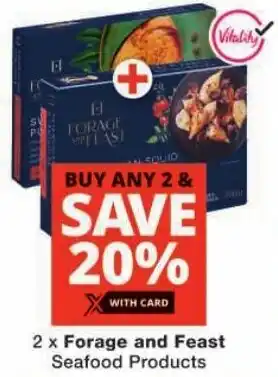 Checkers Forage and Feast Seafood Products offer