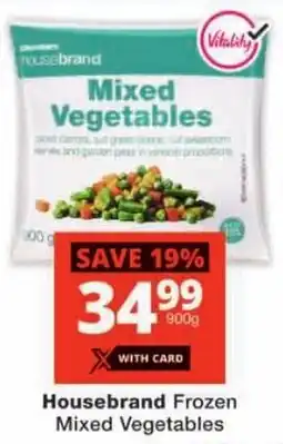Checkers Housebrand Frozen Mixed Vegetables offer