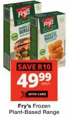 Checkers Fry's Frozen Plant-Based Range offer