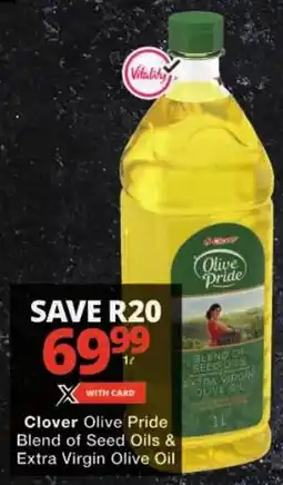 Checkers Clover Olive Pride Blend of Seed Oils & Extra Virgin Olive Oil offer