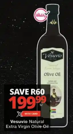 Checkers Vesuvio Natural Extra Virgin Olive Oil offer