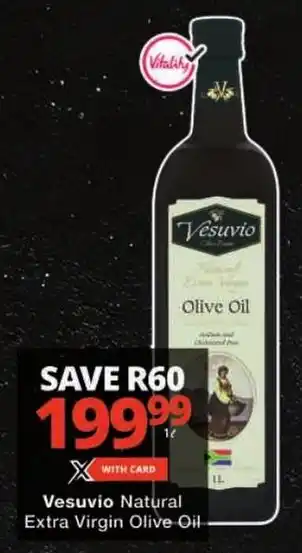 Checkers Vesuvio Natural Extra Virgin Olive Oil offer