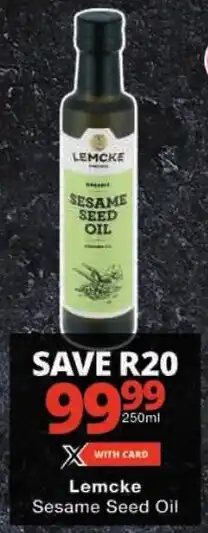 Checkers Lemcke Sesame Seed Oil offer