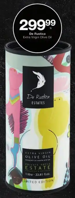 Checkers De Rustica Extra Virgin Olive Oil offer