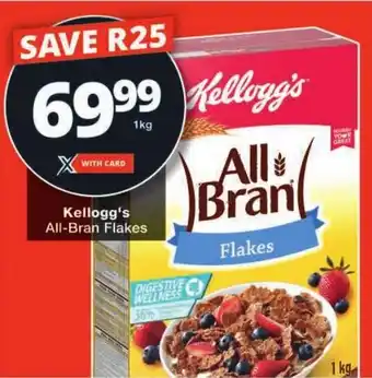 Checkers Kellogg's All-Bran Flakes offer