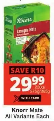 Checkers Knorr Mate Seasoning All Variants offer