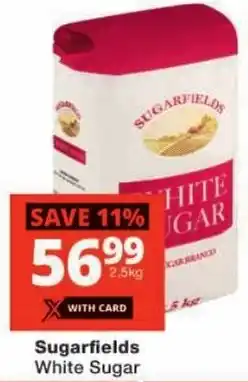 Checkers Sugarfields White Sugar offer