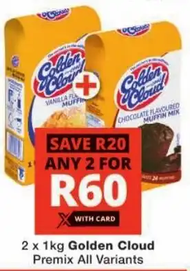 Checkers Golden Cloud Premix All Variants offer