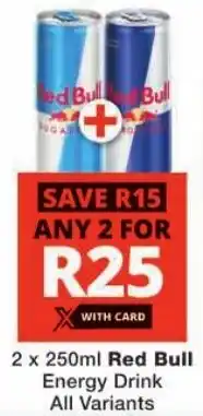 Checkers Red Bull Energy Drink All Variants offer