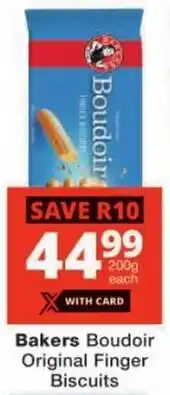 Checkers Bakers Boudoir Original Finger Biscuits offer