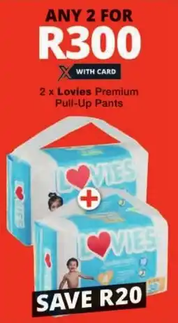 Checkers Lovies Premium Pull-Up Pants offer
