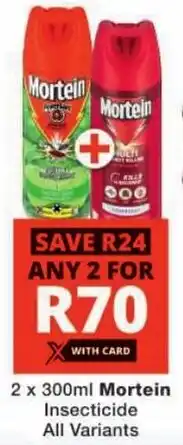 Checkers Mortein Insecticide All Variants offer