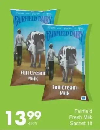 Save Fairfield Fresh Milk Sachet offer