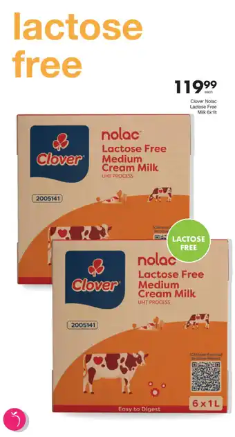 Save Clover Nolac Lactose Free Milk offer