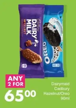 Save Dairymaid Cadbury Hazelnut/ Oreo offer