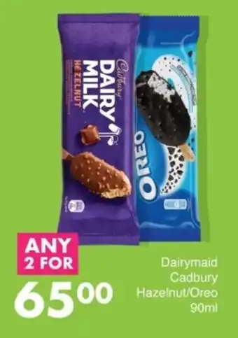 Save Dairymaid Cadbury Hazelnut/ Oreo offer