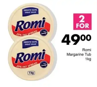 Save Romi Margarine Tub offer