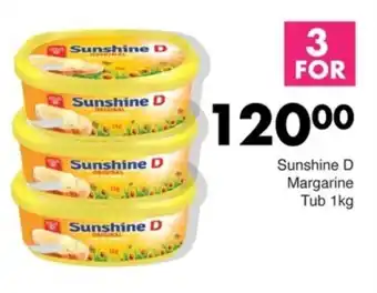 Save Sunshine D Margarine Tub offer